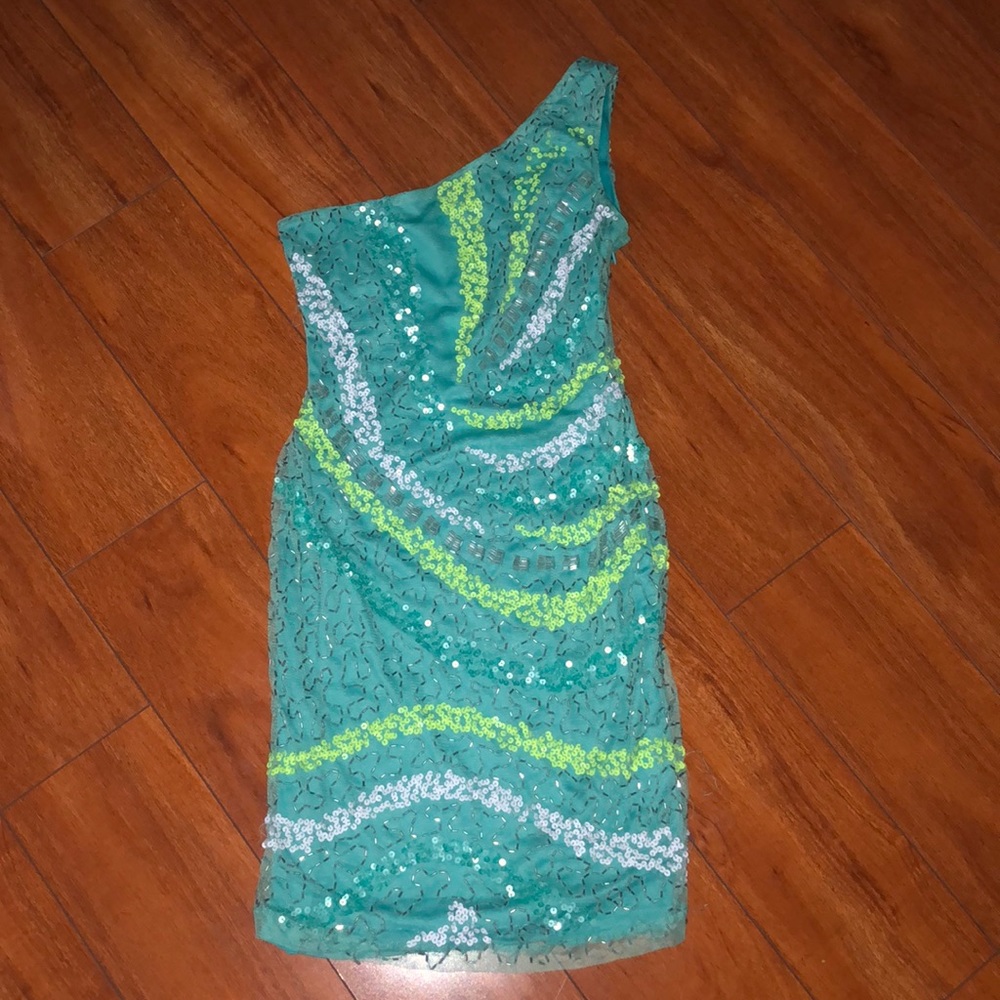Turquoise dress